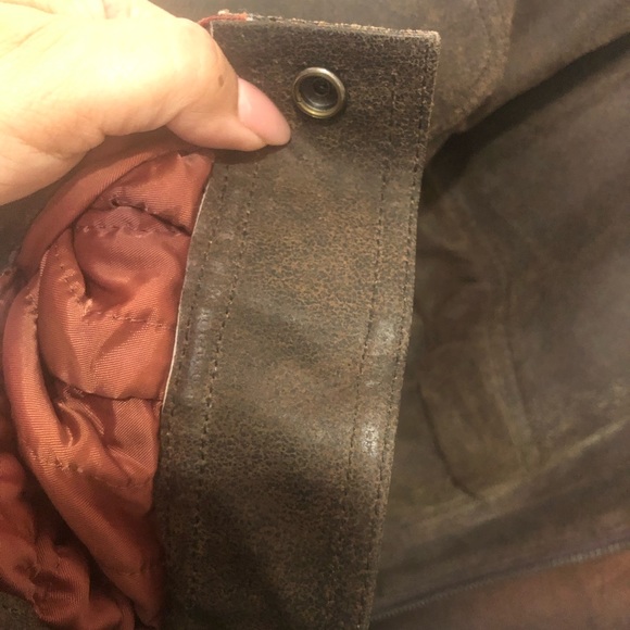 Vintage Greg Bell Bomber Jacket with collar. Men’s size XL-100% Genuine Leather - Picture 5 of 14